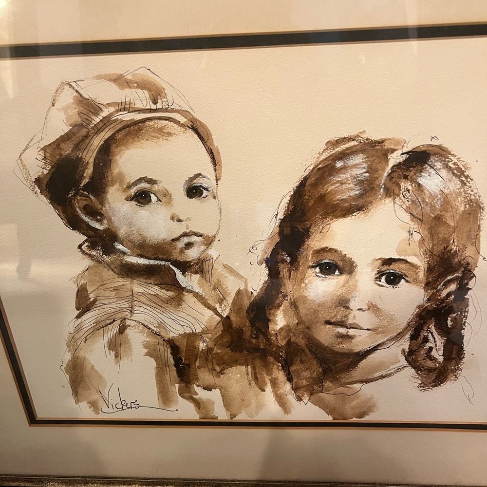 ORIGINAL SIGNED ART by RENOWN ARTIST, MARY VICKERS - Picture 2 of 6